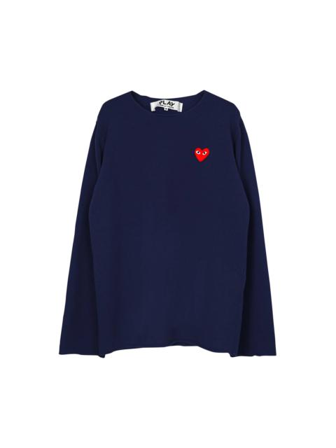 Comme des Garçons PLAY V-Neck Pullover Sweater 'Navy'