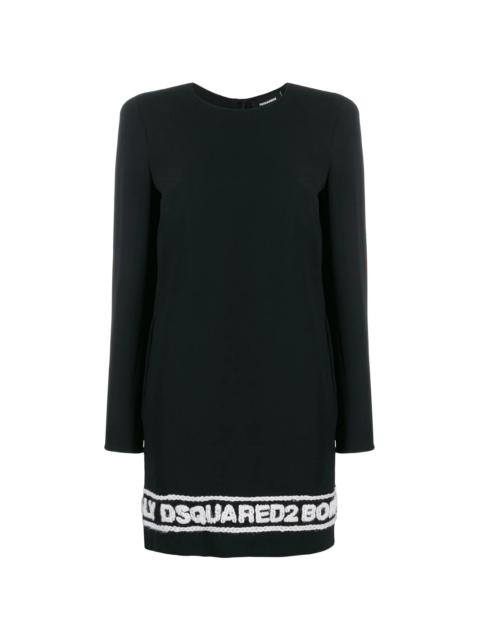 DSQUARED2 logo hem dress