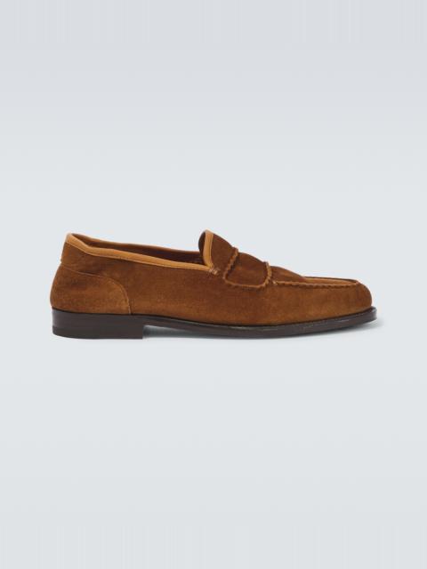 John Lobb Bath suede loafers