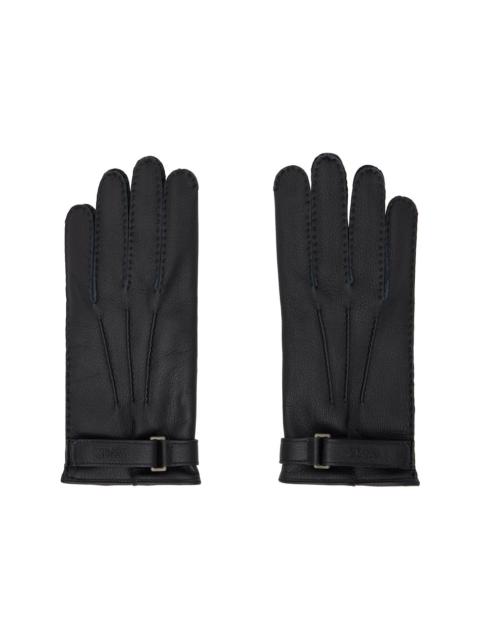 Black Deerskin Gloves