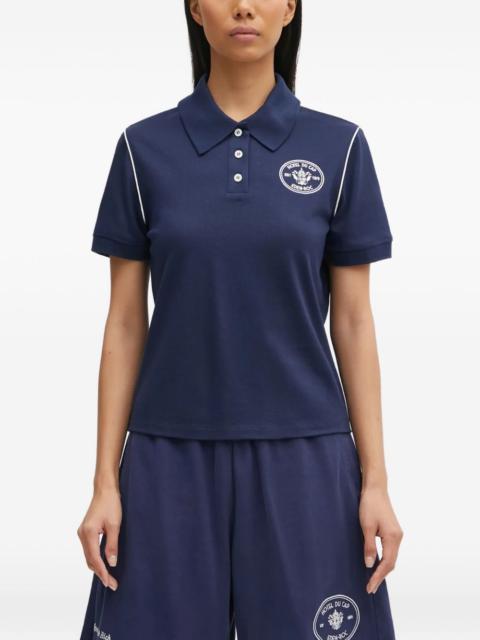 Sporty & Rich Hotel Eden Roc short-sleeve logo polo shirt