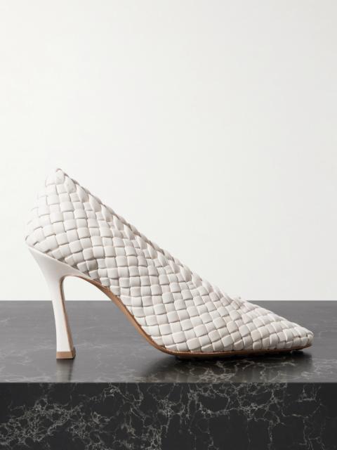 Bottega Veneta Sofia Intrecciato Leather Pumps