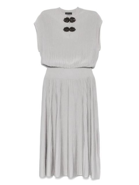EMPORIO ARMANI embellished mini dress
