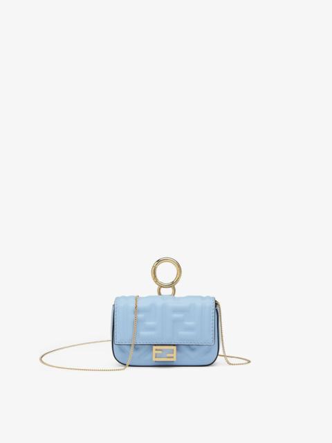 FENDI Light blue nappa leather charm