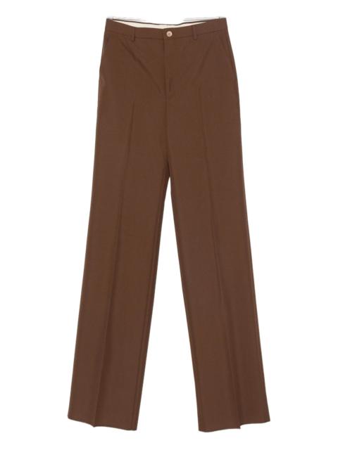 Gucci Pressed-crease Trousers