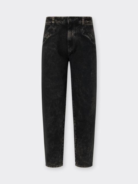 Ferrari Reconditioned by Ferrari denim trousers for the 2026 Silverstone Grand Prix