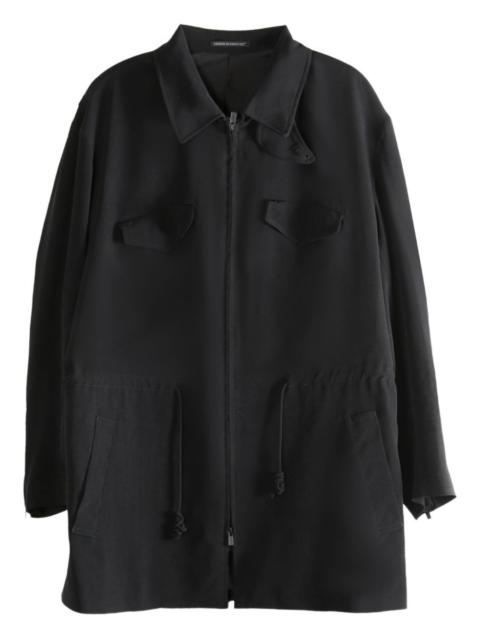 Yohji Yamamoto zip-fastening coat