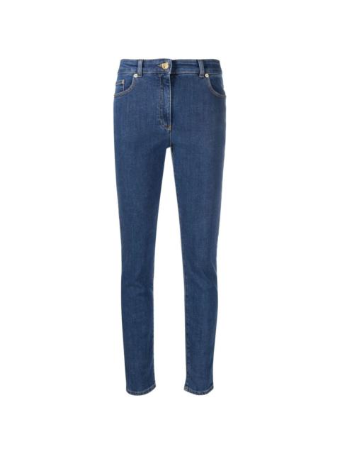 Moschino Teddy Bear-detail slim-fit jeans