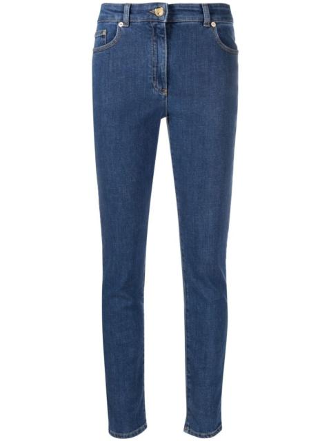 Moschino Teddy Bear-detail slim-fit jeans