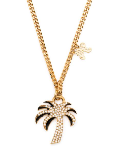 Palm Angels Palm rhinestone-embellished chain necklace