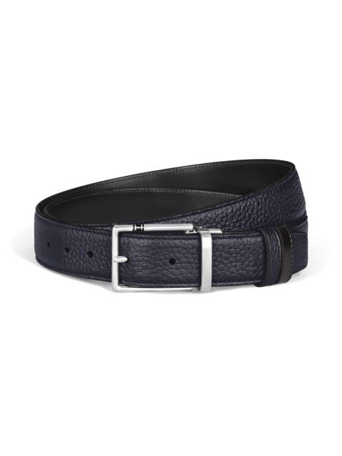 Montblanc 30 MM REVERSIBLE BELT IN GRAIN LEATHER WITH RECTANGULAR MEISTERSTÜCK BUCKLE