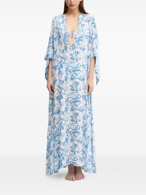 MELISSA ODABASH Edith floral beach dress