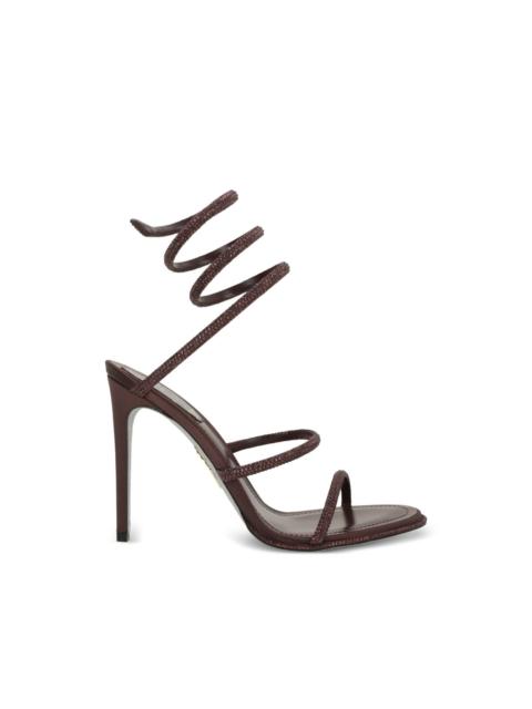 RENE CAOVILLA Cleo strass-embellished heeled sandals