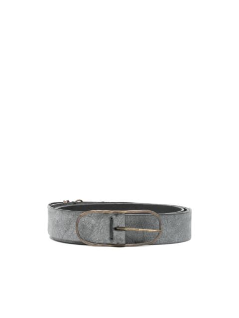 Ziggy Chen buckle-fastening leather belt