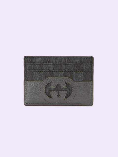 Card case with cut-out Interlocking G