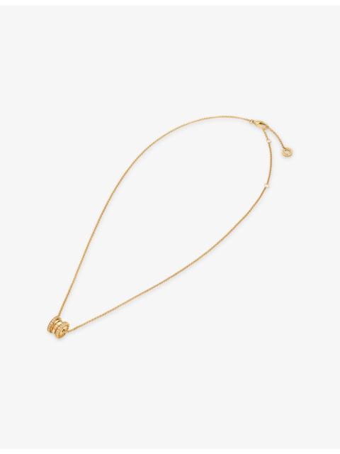 BVLGARI B.zero1 18ct Yellow-Gold And 0.25ct Diamond Pendant Necklace