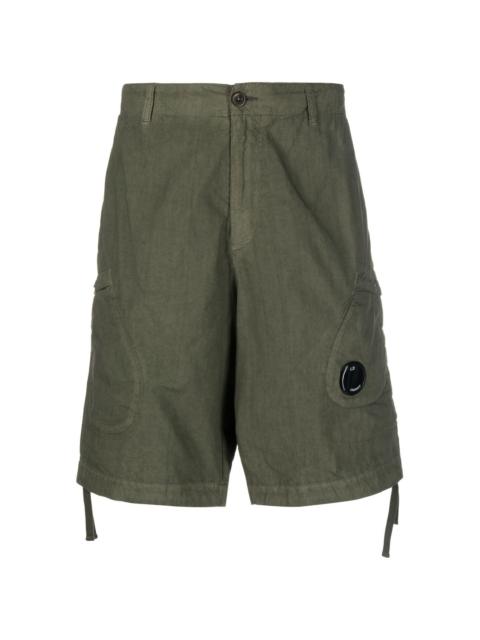 multi-pocket cotton Bermuda shorts