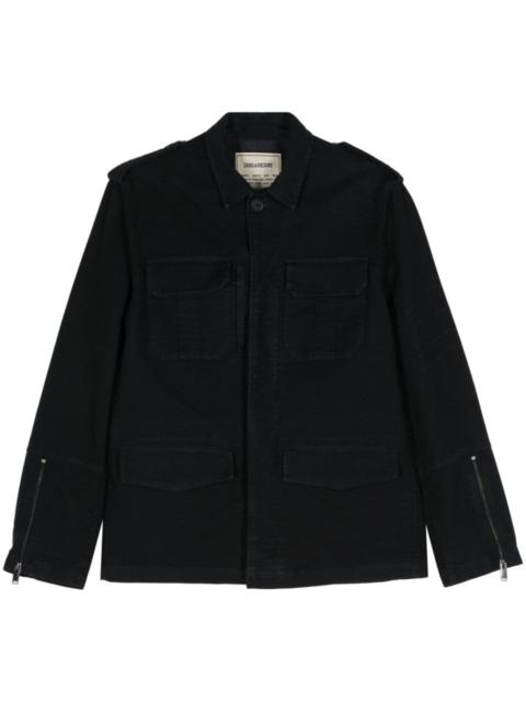 Zadig & Voltaire Keegan Moleskine cotton jacket