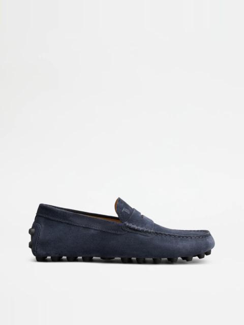 Tod's TOD'S GOMMINO BUBBLE IN SUEDE - BLUE, GREY