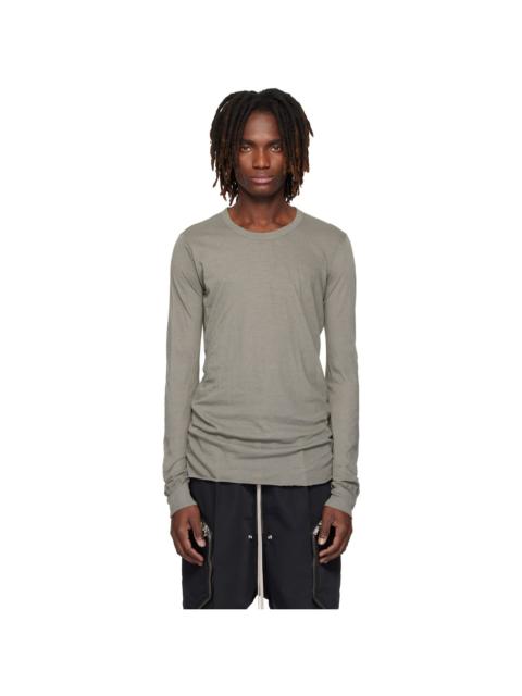 Rick Owens Gray Temple Basic LS T-shirt