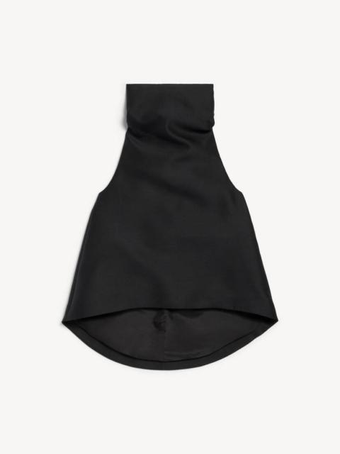 BALENCIAGA Women's High Collar Top in Black