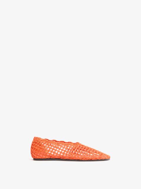 Proenza Schouler Slant Crochet Flats
