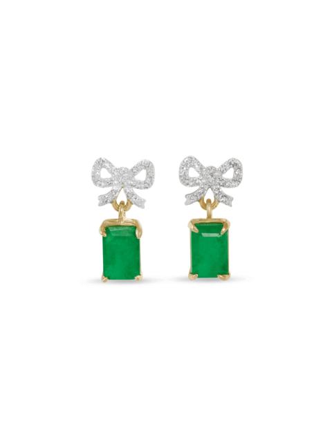 STONE AND STRAND Green Goddess Drop Earrings