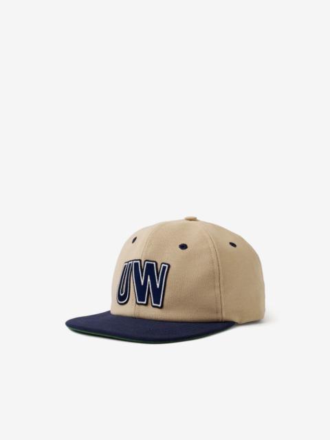 Universal Works logo-patch panelled cap