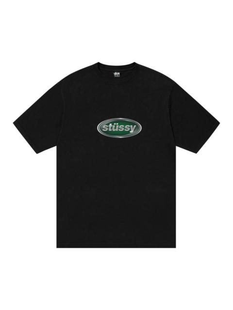 Stussy Emblem Pigment Dyed Tee 'Black'