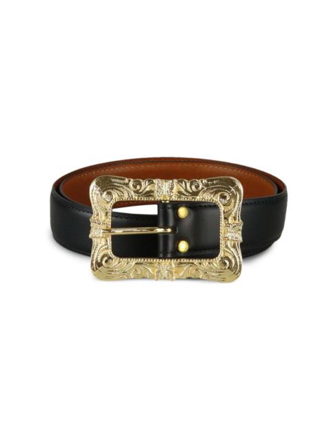 NEEDLES Papillon leather belt