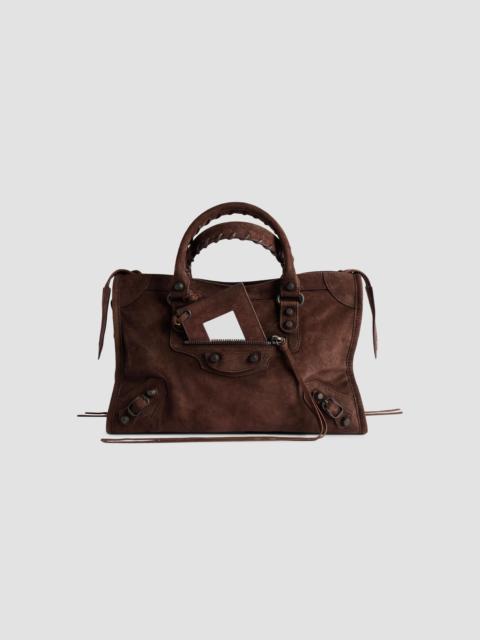BALENCIAGA Women's Le City Top Handle Bag - Light Espresso