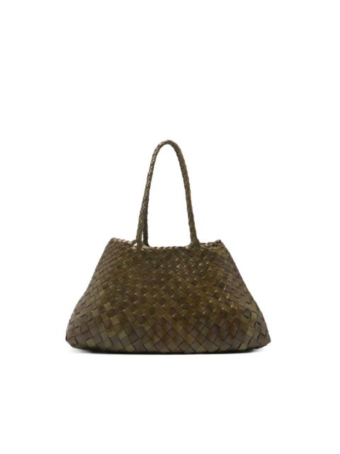 DRAGON DIFFUSION big Santa Croce woven tote bag
