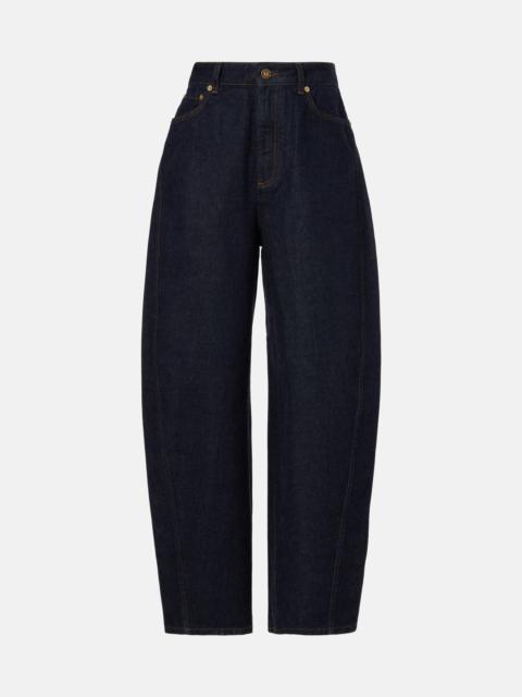 Givenchy Cocoon high-rise wide-leg jeans