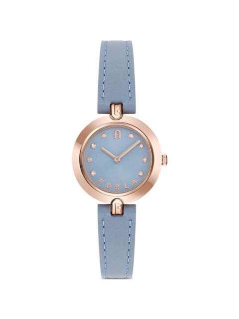 FURLA logo-embellishment 34mm watch
