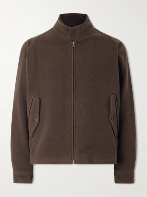 A.PRESSE Wool, Silk and Cashmere-Blend Jacket