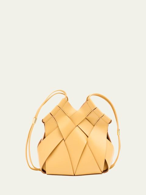 ULLA JOHNSON Charlotte Woven Leather Crossbody Bag