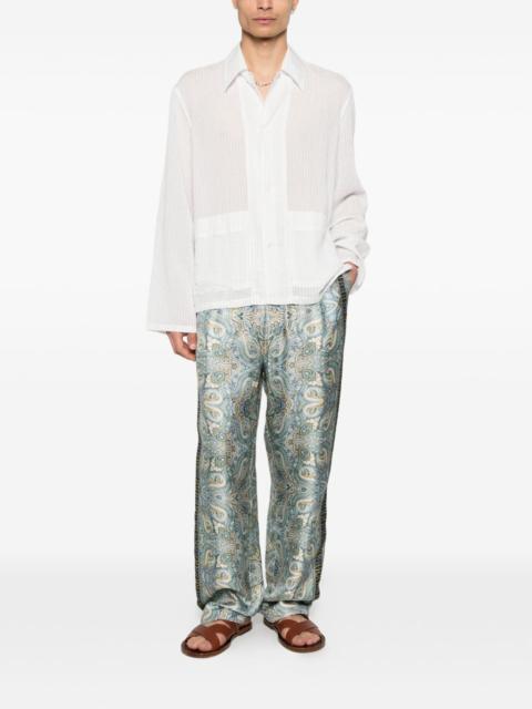 Etro paisley-print trousers