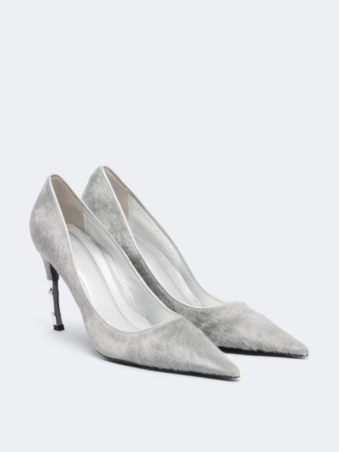 GUCCI Castello calf hair pumps