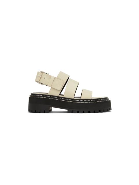 Proenza Schouler Off-White Lug Sandals