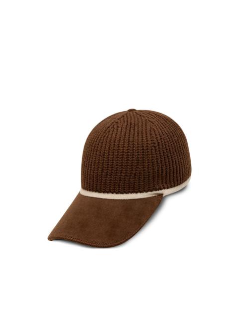 Brunello Cucinelli ribbed-knit baseball cap