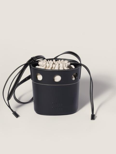 Miu Miu Leather bucket bag