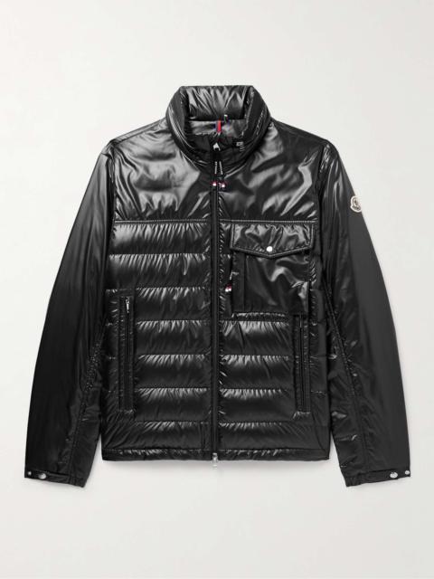 Malpas Quilted Glossed-Shell Hooded Down Jacket