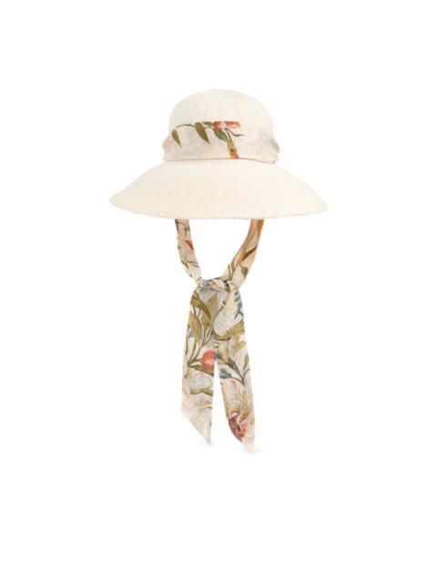 Etro scarf-detail hat