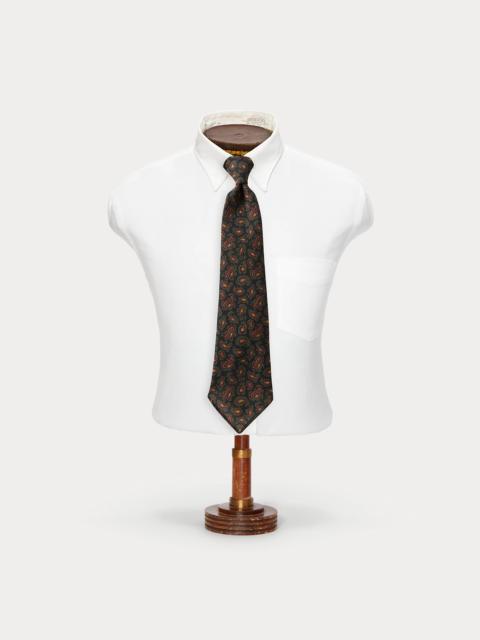 RRL by Ralph Lauren Handmade Pine Wool Challis Tie