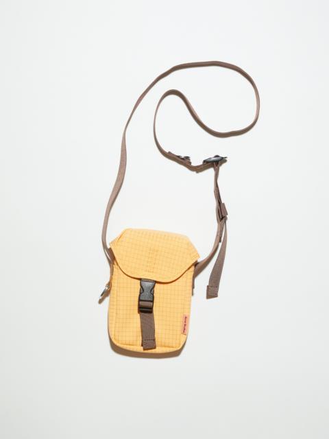 Acne Studios Ripstop mini pouch bag - Yellow/brown