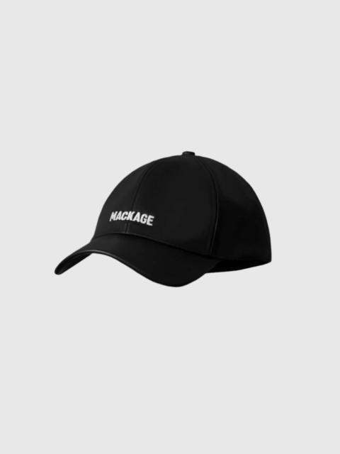 MACKAGE ANDERSON-L Leather Logo Cap