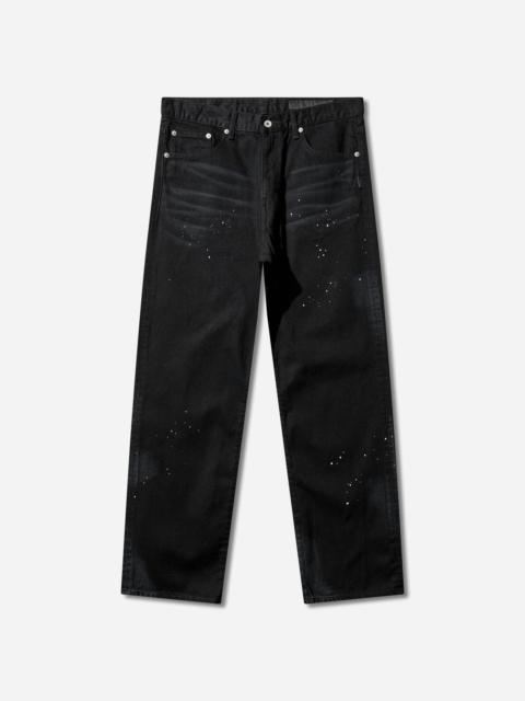 NEIGHBORHOOD Men's BW Washed DP Basic Pants Black