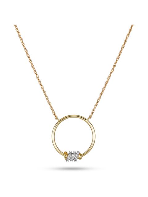 STONE AND STRAND Twinkling Twine Pavé Necklace
