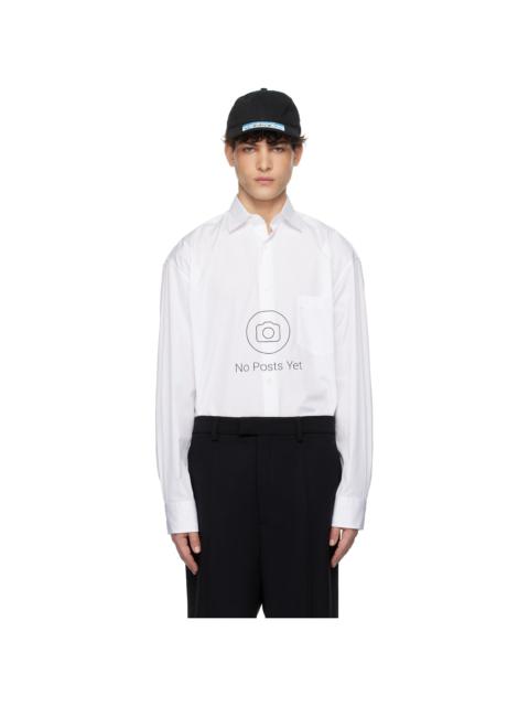 VETEMENTS White 'No Posts' Classic Shirt