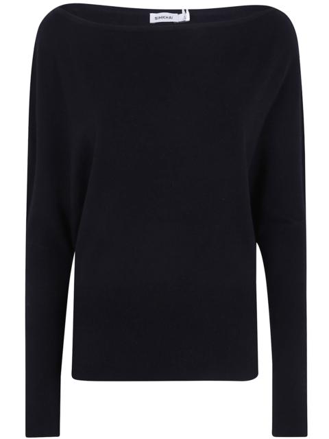 SIMKHAI Sweater Draped Off Shoulder "Lavina"